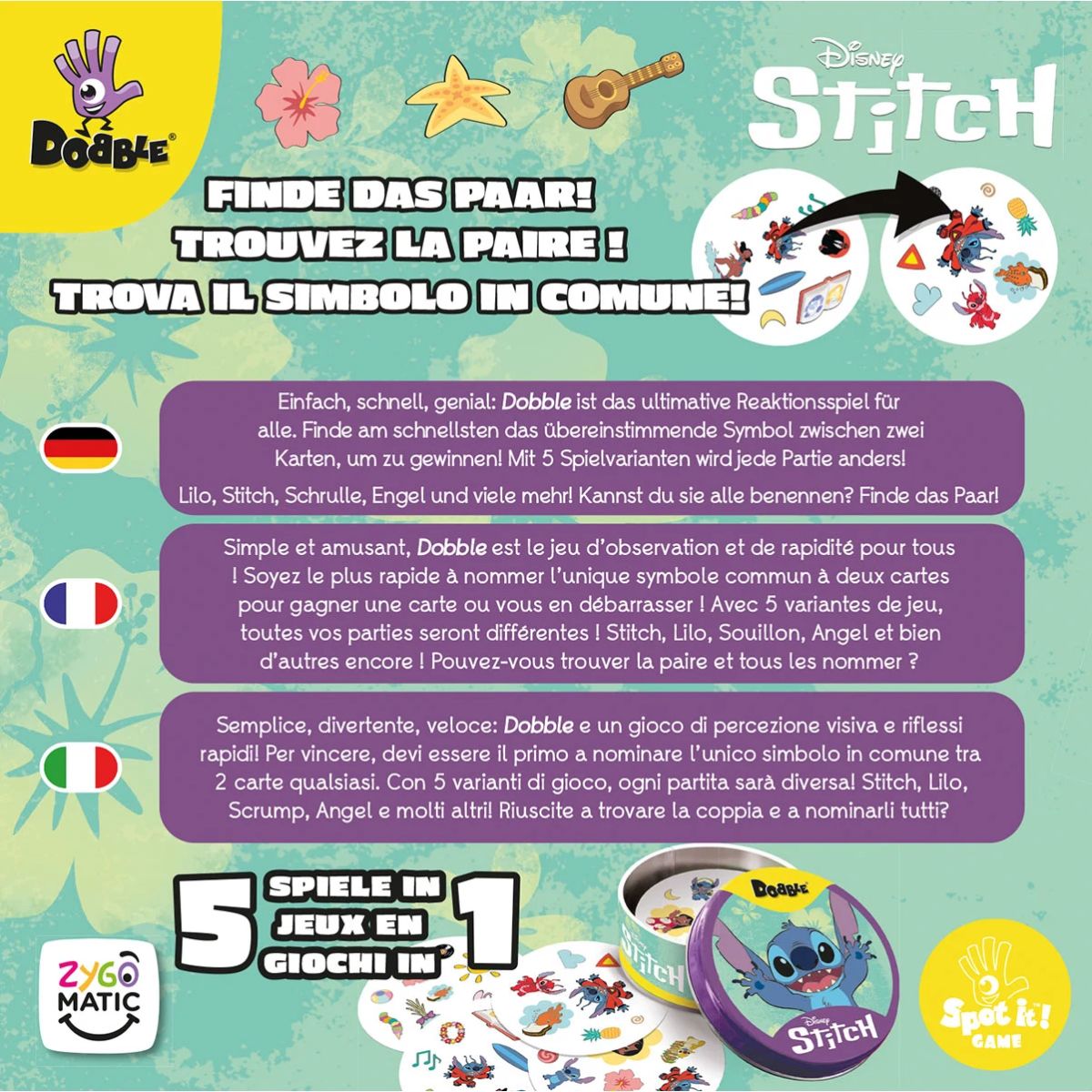 Dobble Disney Stitch