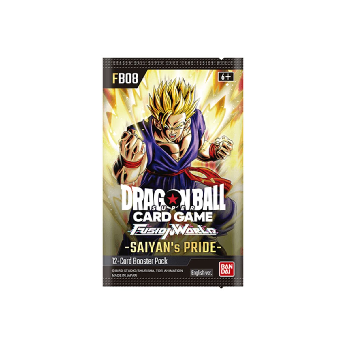 Dragon Ball Super Card Game FB08 Saiyan's Pride Booster Englisch