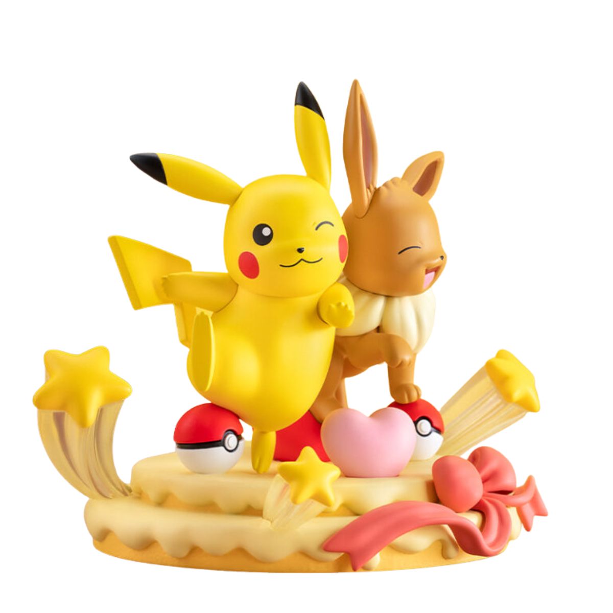 Funism Pokémon Prime Figure Evoli & Pikachu Party