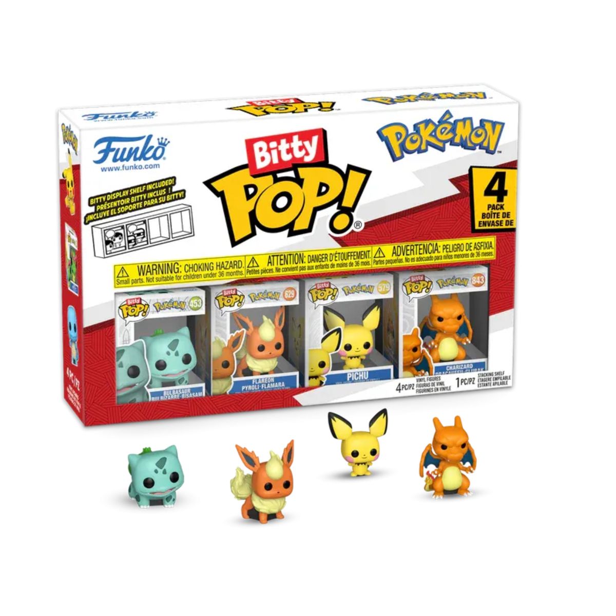 Funky Bitty POP! Pokémon Bisasam (4 Packs Series 3)