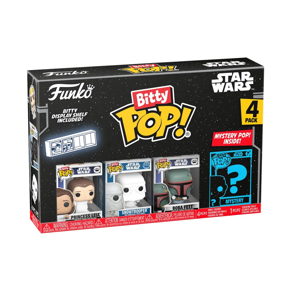 Funky Bitty POP! Star Wars Leia (4-Pack Series 2)