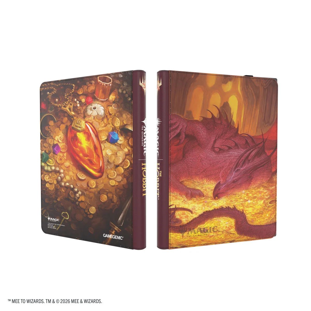 Gamegenic Magic: The Gathering The Hobbit Zip-Up Album 18-Pocket Smaug's Mox Amber