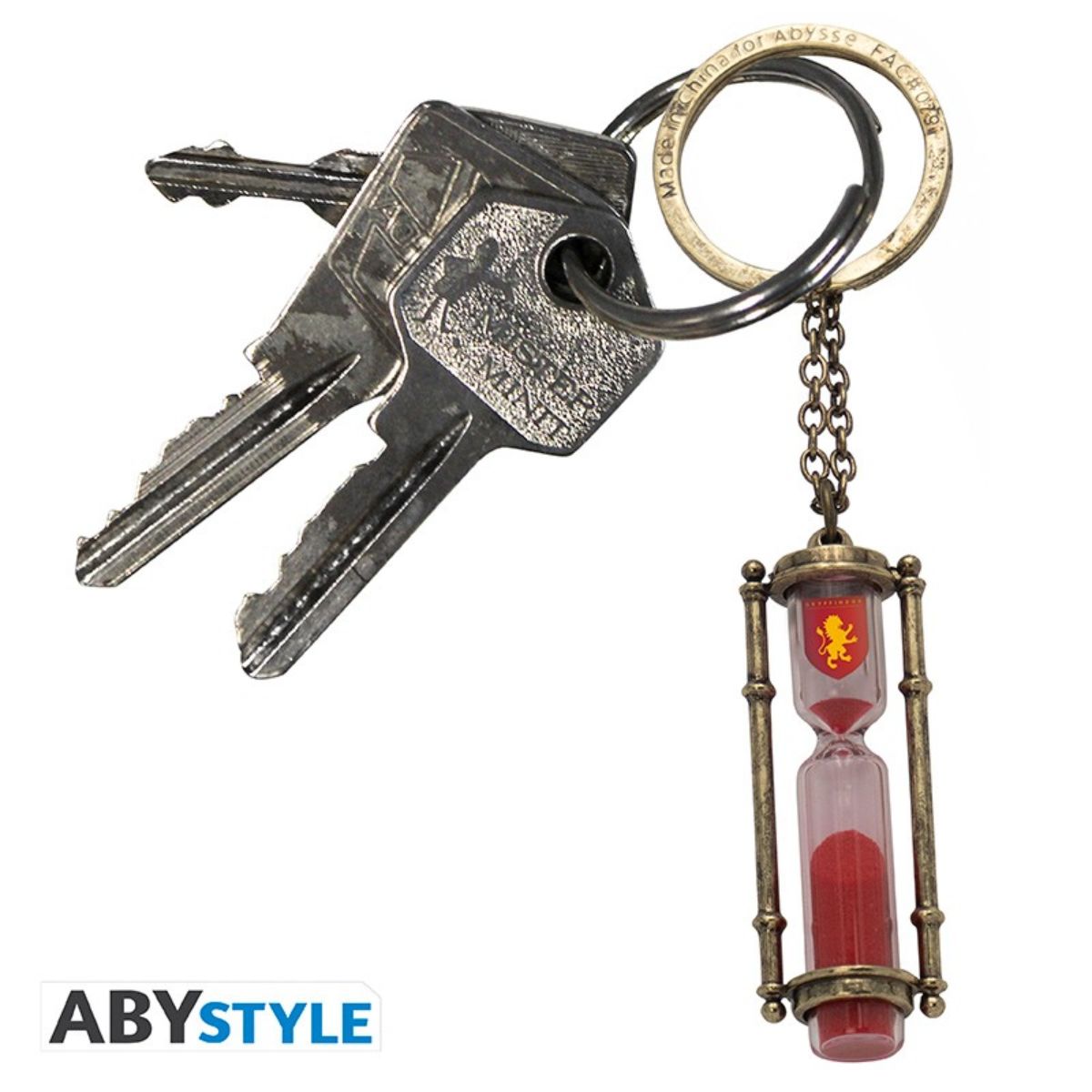 Harry Potter Keychain 3D Gryffindor Hourglass