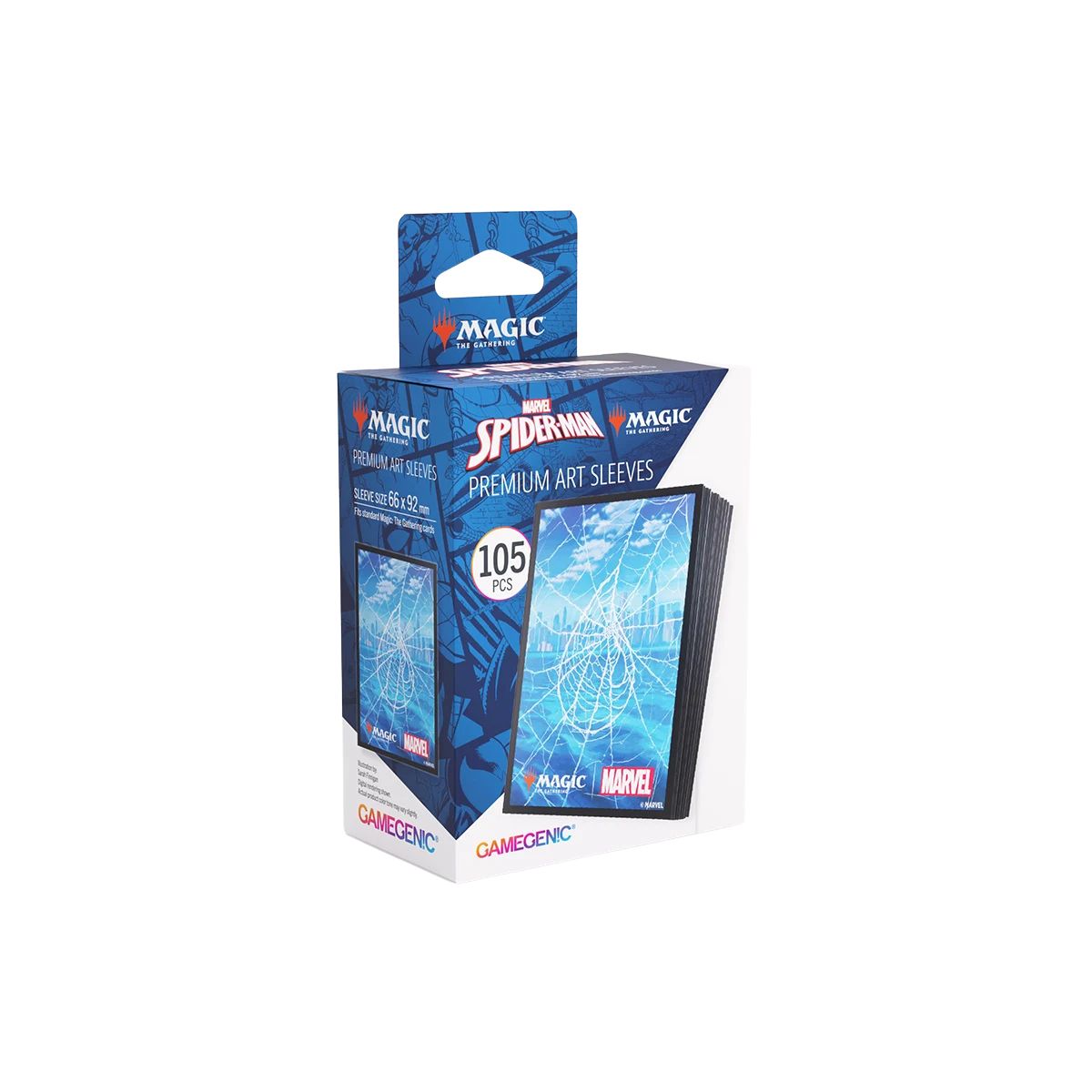 Magic: The Gathering Marvel's Spider-Man Premium Art Sleeves Spider-Man Island