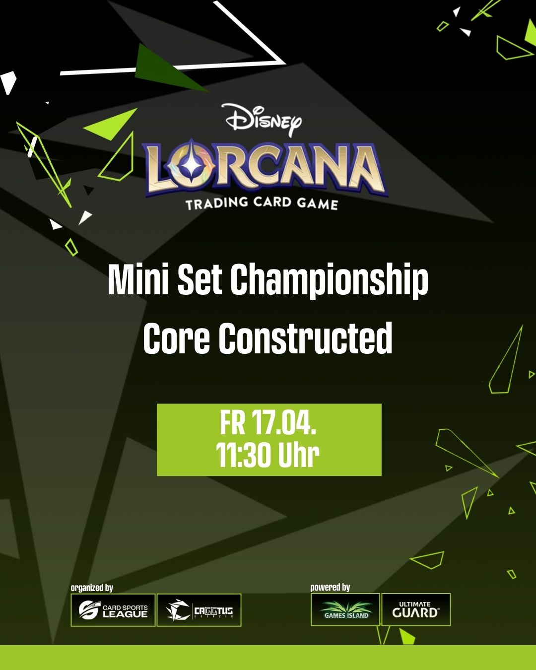 CAGGTUS Disney Lorcana Public Event - Mini-Set Championship Core - FR 11:30 UHR