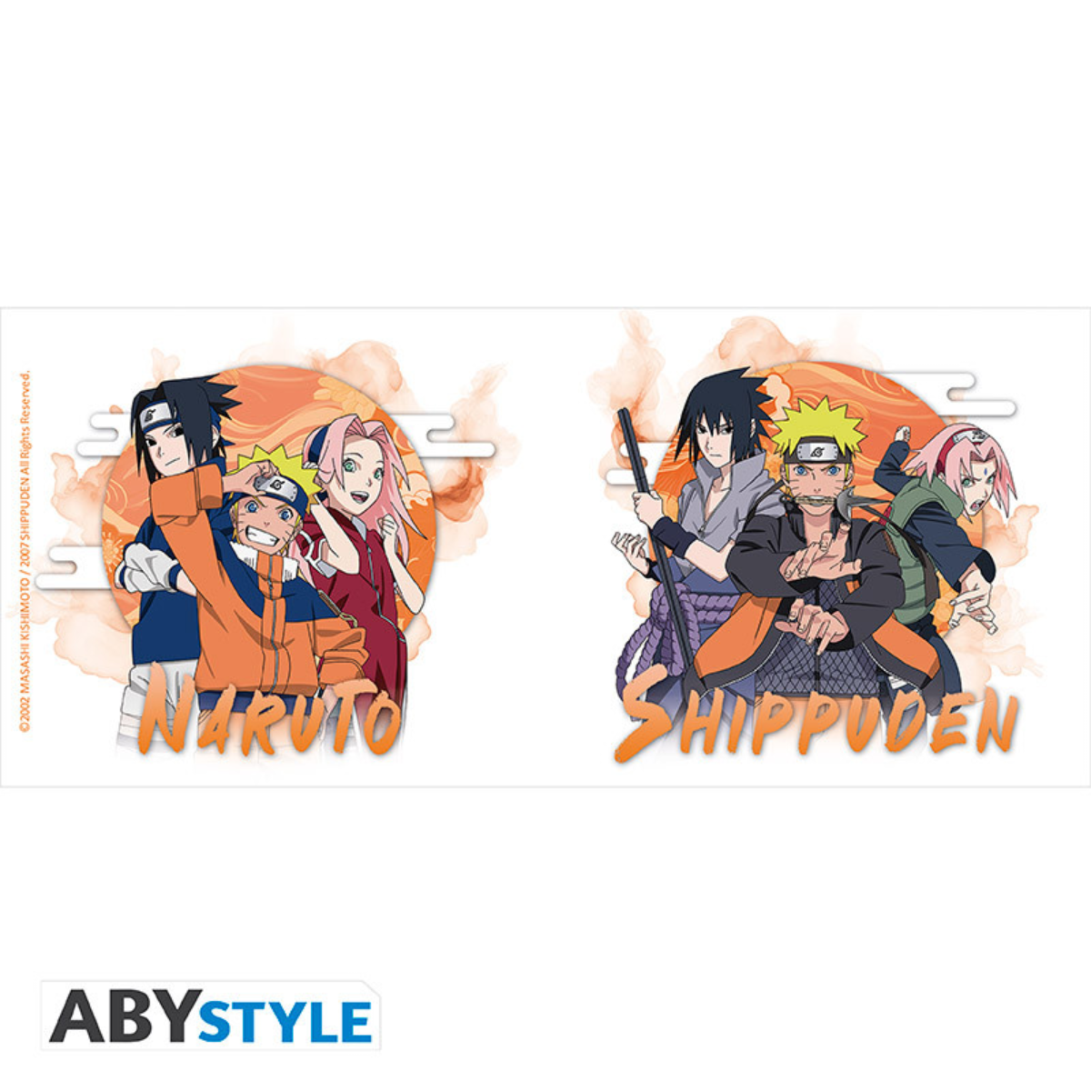 NARUTO SHIPPUDEN Past and Present Subli Tasse (460ml)