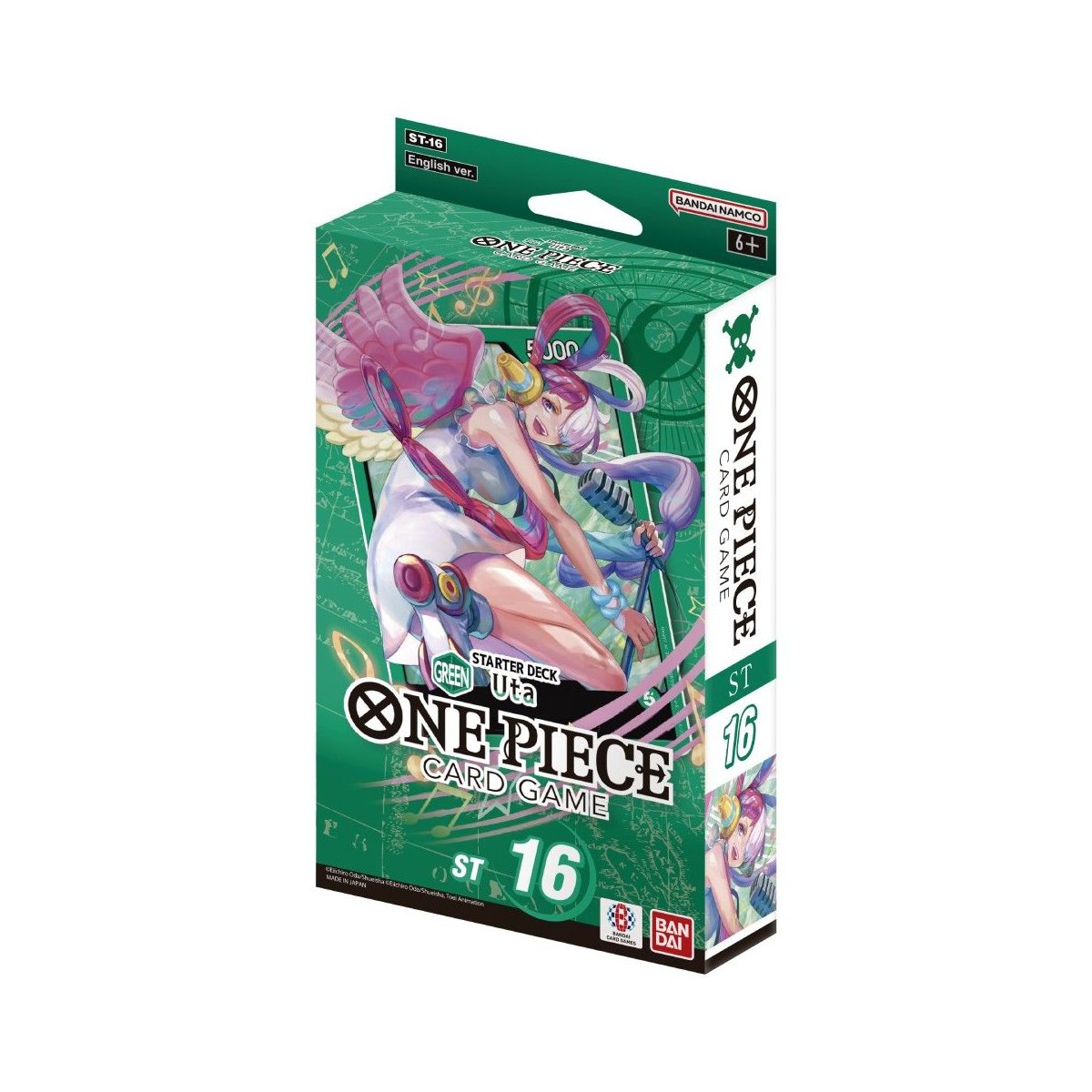 one piece card game st16 One Piece Card Game ST16 Green Uta Starter Deck Englisch