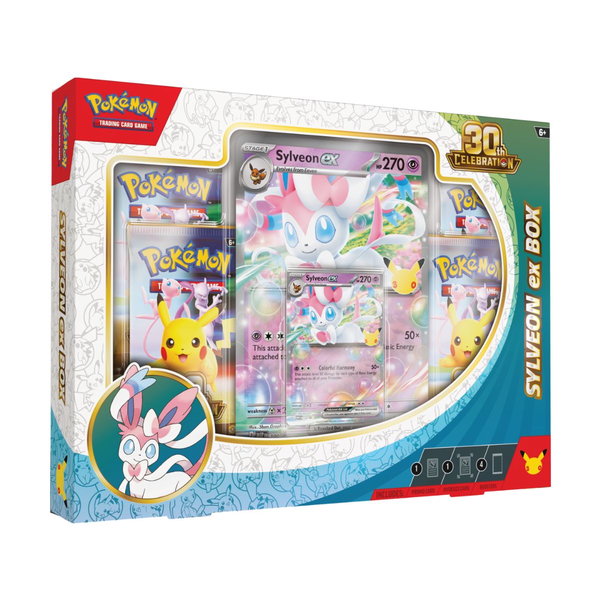 Pokémon 30th Celebration Sylveon EX Box Englisch