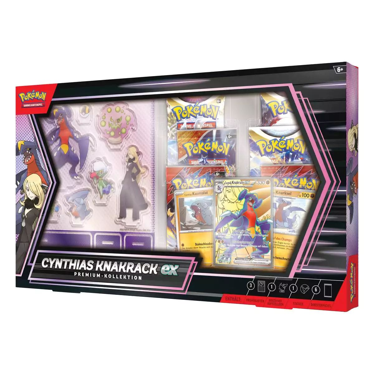 Pokémon Cynthias Knackrack ex Premium Kollektion Deutsch