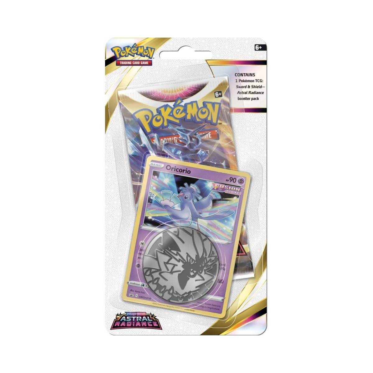 Pokémon Sword & Shield Astral Radiance Checklane Blister Oricorio Englisch