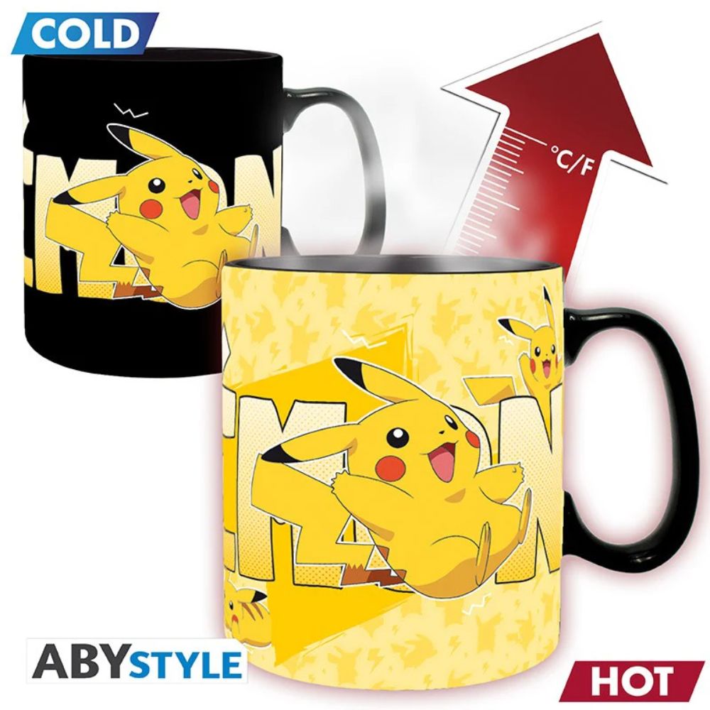 Pokémon Farbwechsel-Tasse Pikachu (460 ml)