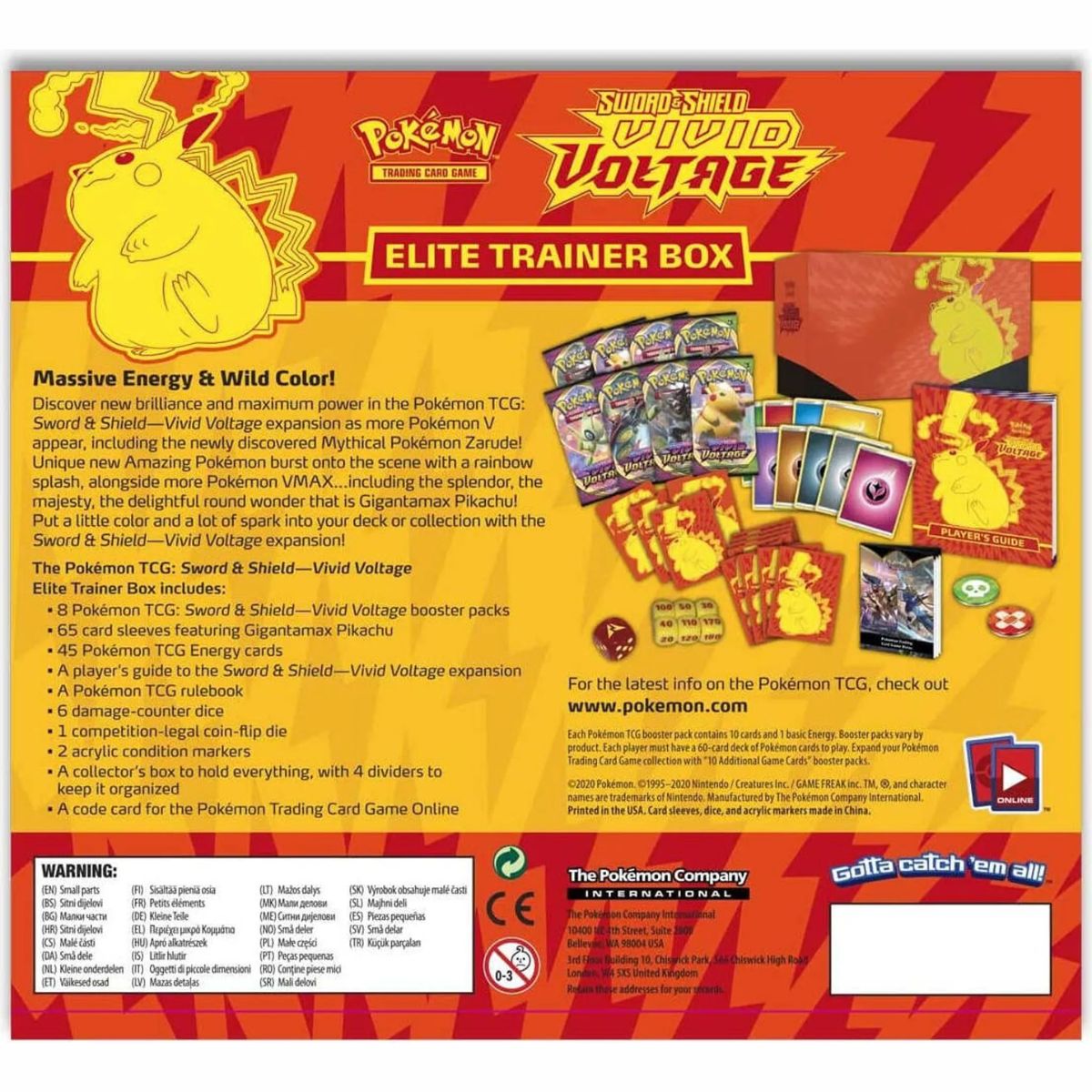 Pokémon Vivid Voltage Elite Trainer Box Englisch