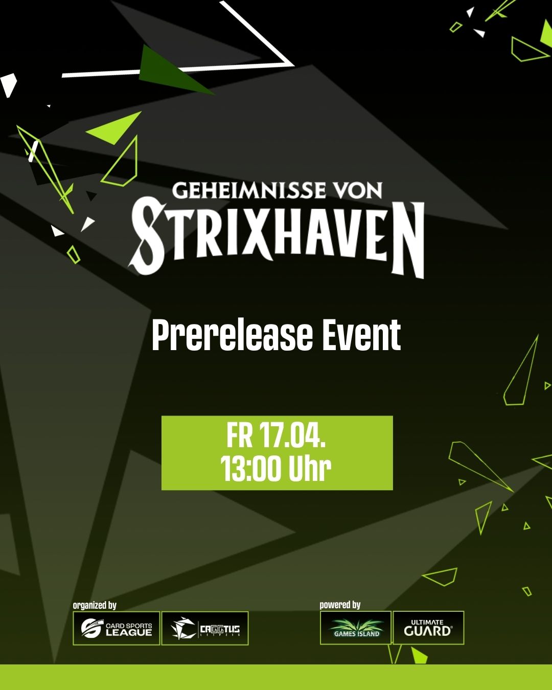 CAGGTUS Magic: The Gathering Public Event - Secret of Strixhaven Prerelease - FR 13:00 Uhr