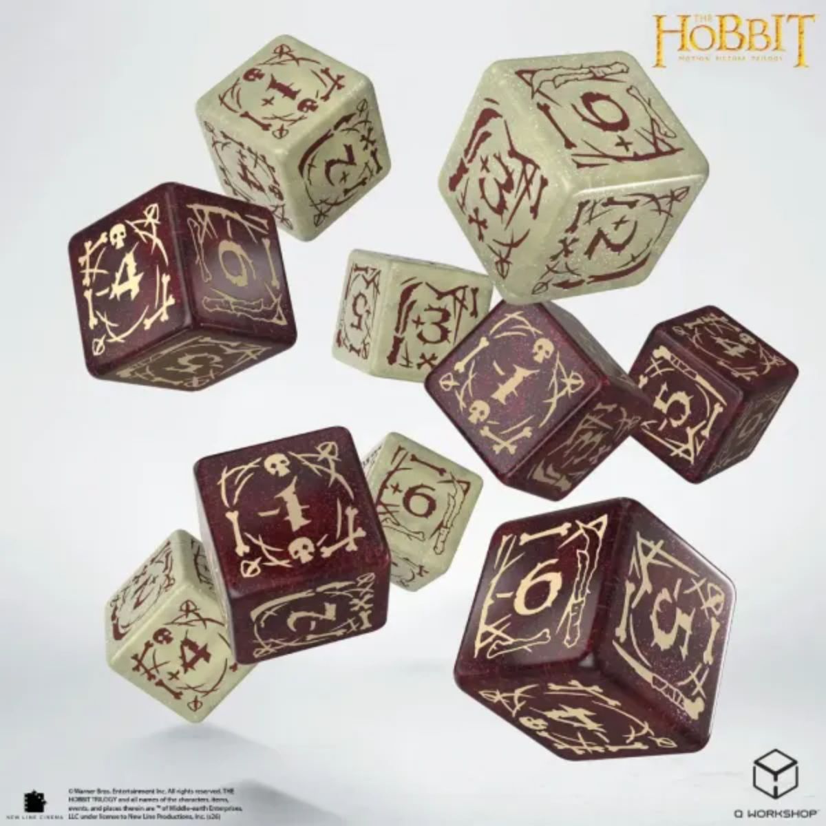 Q-Workshop Shire The Lord Of The Rings Dice Set