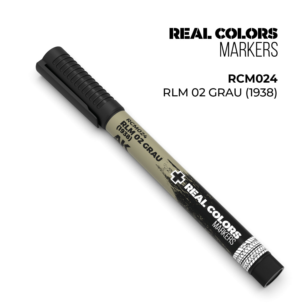 AK Interactive REAL COLORS MARKERS Rlm 02 Grau (1938)
