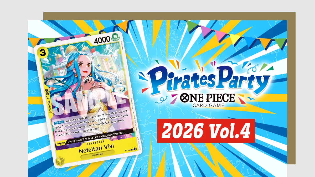 ONE PIECE CARD GAME Pirates Party 2026 Vol.4 06.11.2026