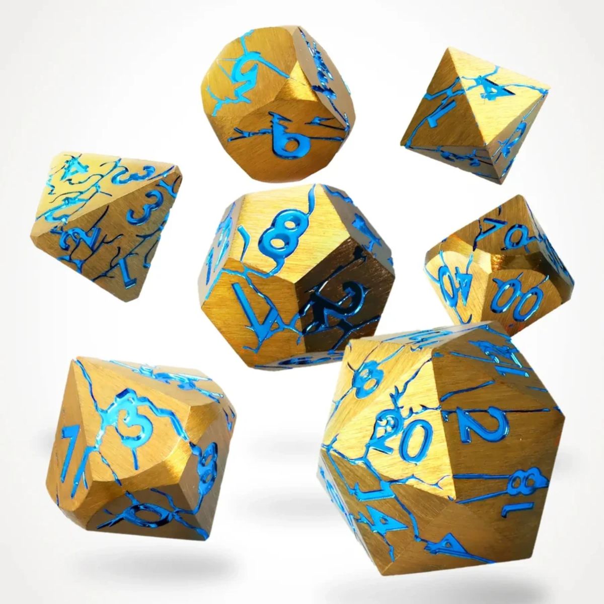Sundered Spells Metal Rpg Dice Set