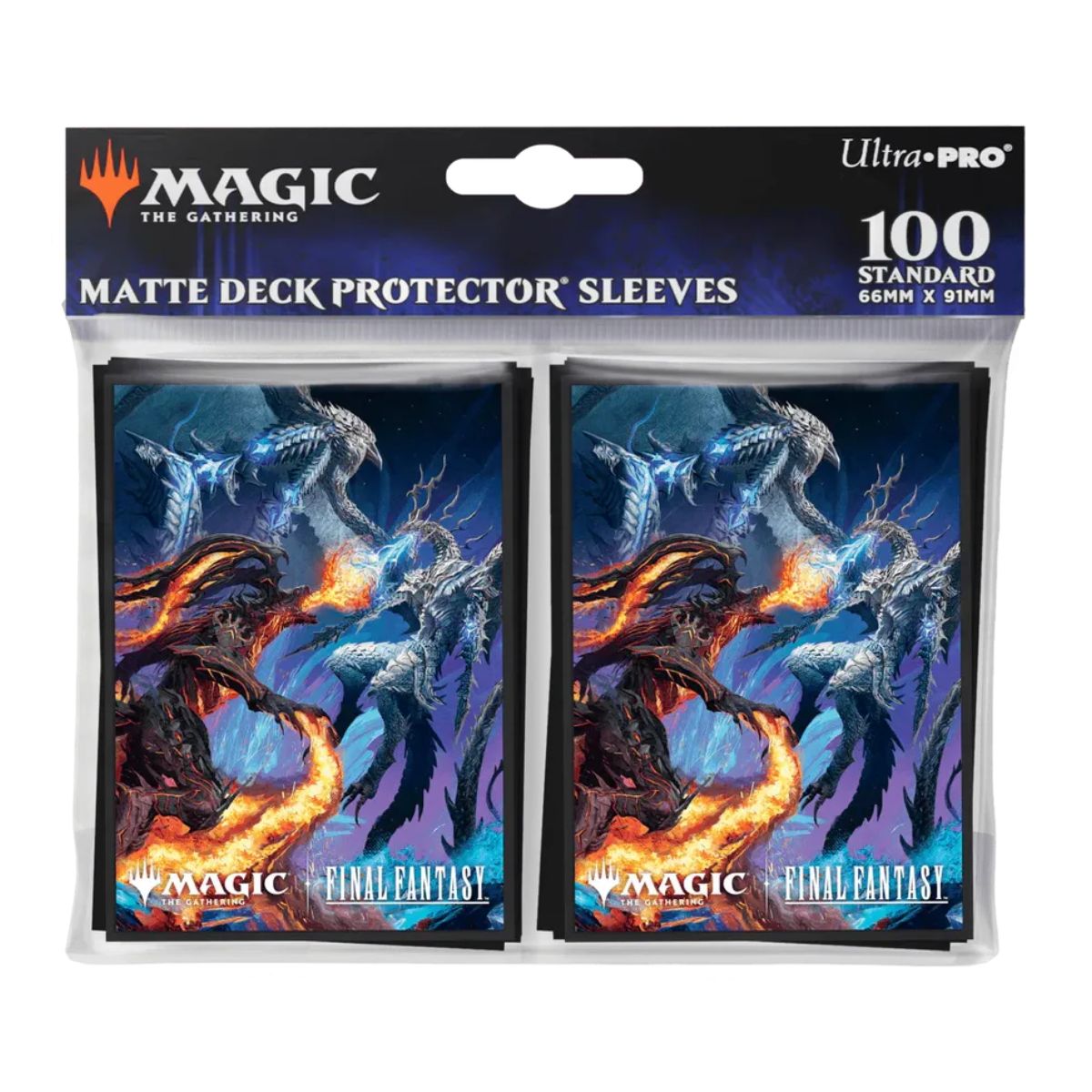Ultra Pro Deck Protector Sleeves Matte Final Fantasy Bahamut & Ifrit (100 Sleeves)