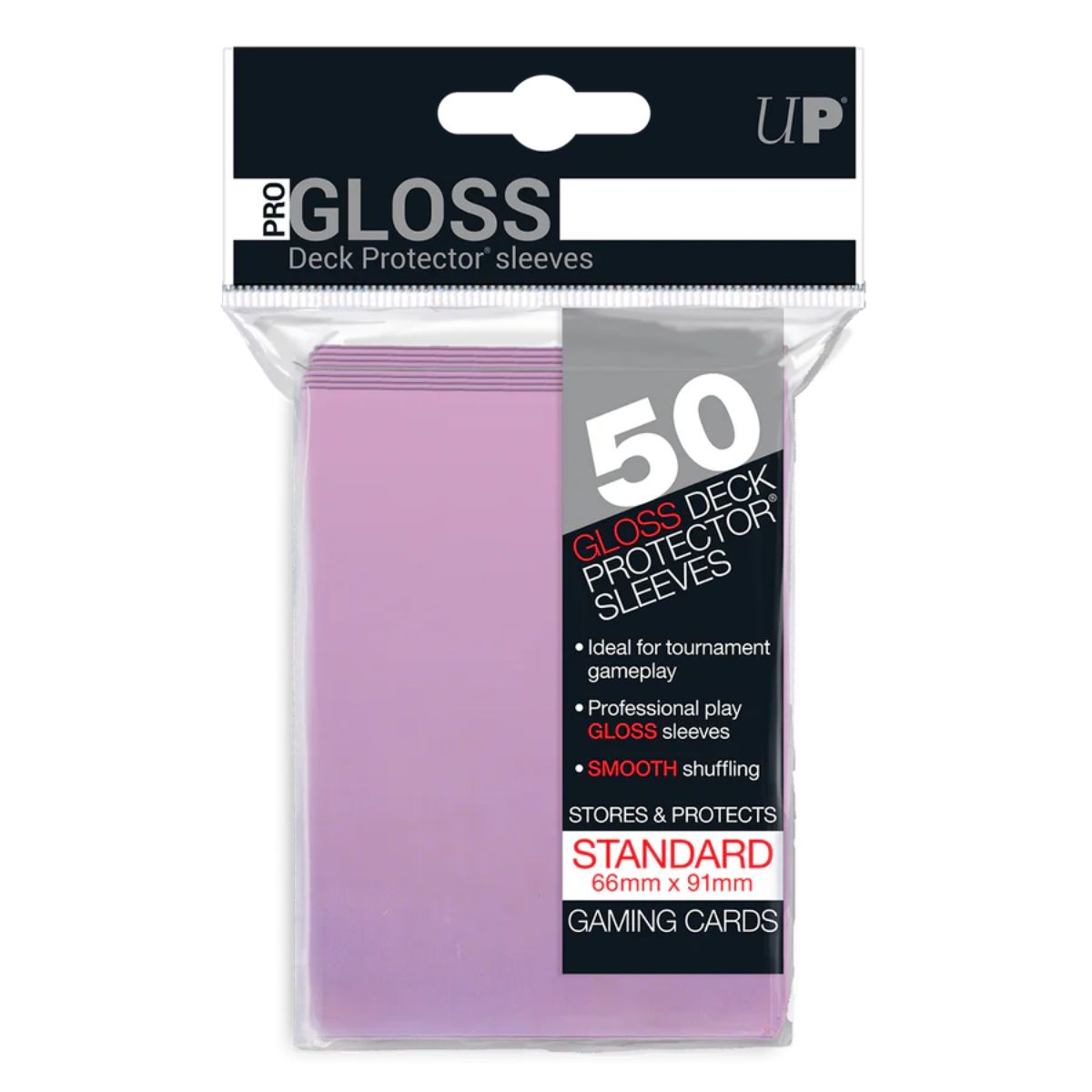 Ultra Pro PRO-Gloss Standard Sleeves 50 Stk. Pink