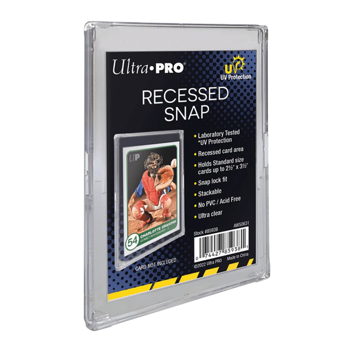 Ultra Pro Snap Card Holder UV Recessed