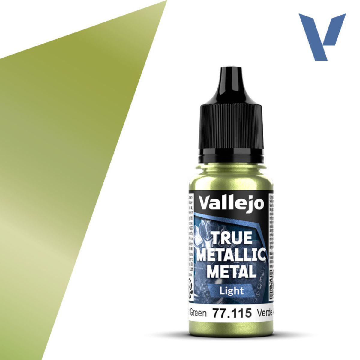Vallejo Amber Green 18 ml - True Metallic Metal Light