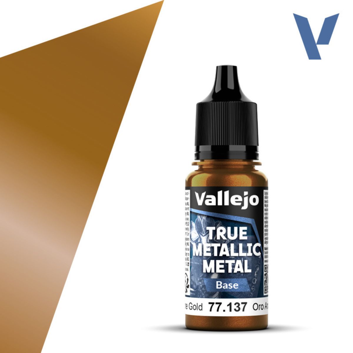 Vallejo Arcane Gold 18 ml - True Metallic Metal Base
