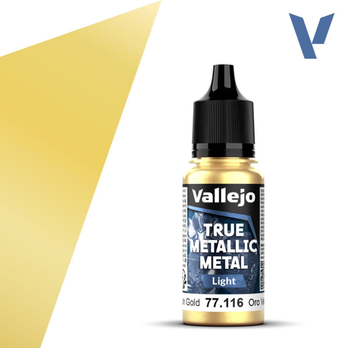 Vallejo Greenish Gold 18 ml - True Metallic Metal Light