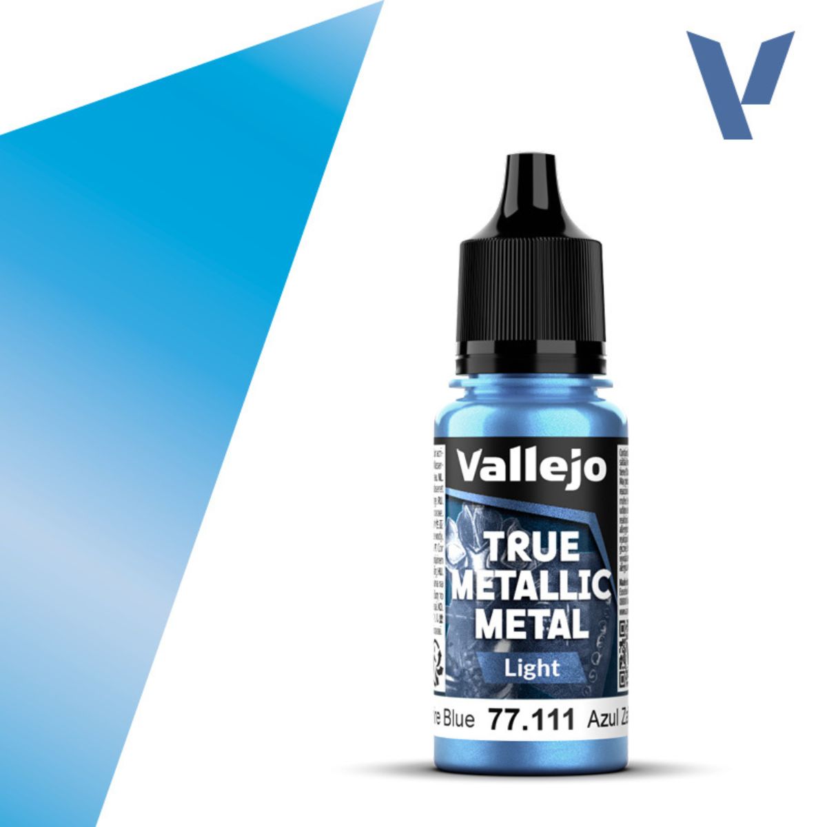 Vallejo Sapphire Blue 18 ml - True Metallic Metal Light