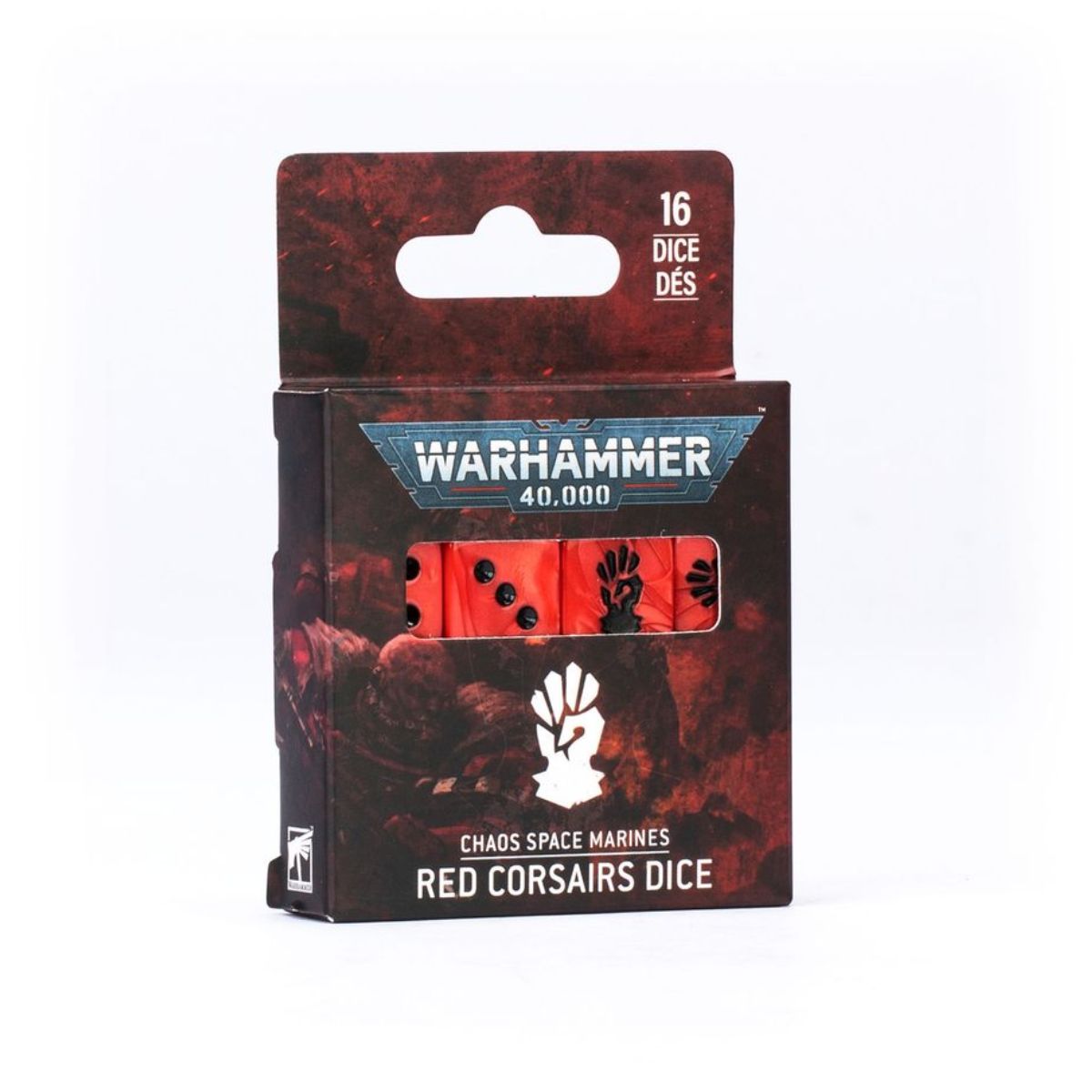 Warhammer 40.000 Chaos Space Marines Red Corsairs Dice