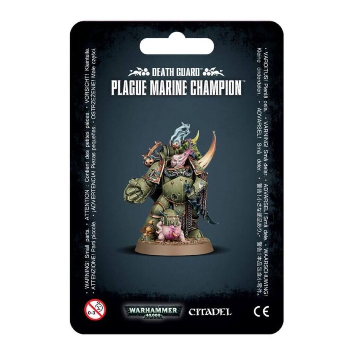 Warhammer 40.000 Death Guard Plague Marine Champion