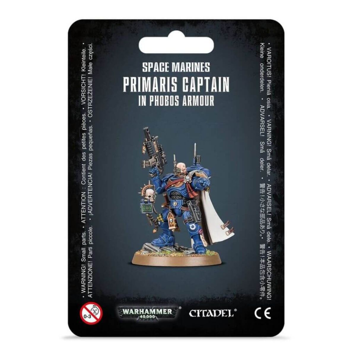 Warhammer 40.000 Space Marines Primaris Captain in Phobos Armour