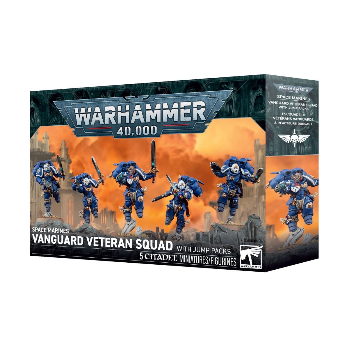 Warhammer 40.000 Space Marines Vanguard Veterans Squad With Jump Packs