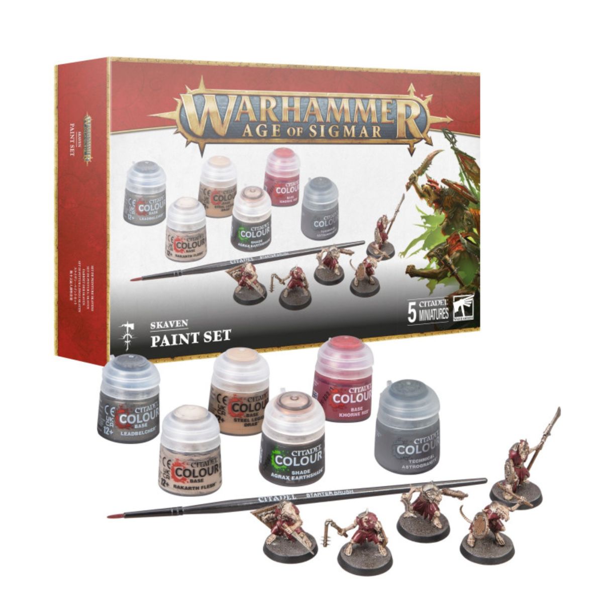 Warhammer Age of Sigmar Skaven Paint Set