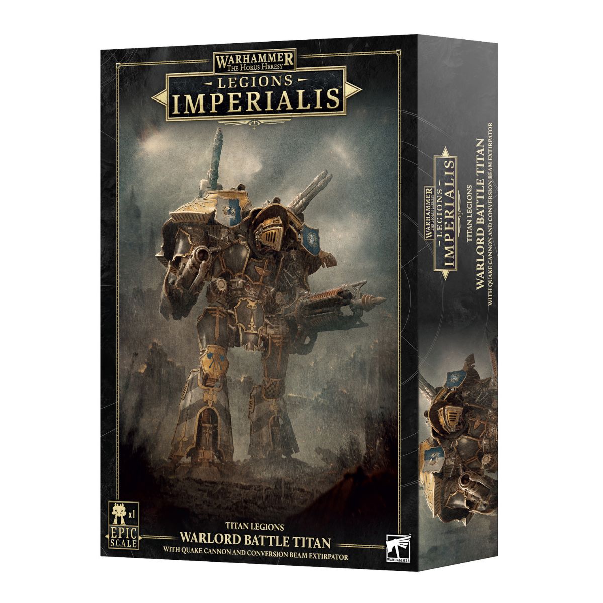 Warhammer The Horus Heresy Legion Imperialis Warlord Titan With Quake Cannon And Conversion-Beam Extirpator