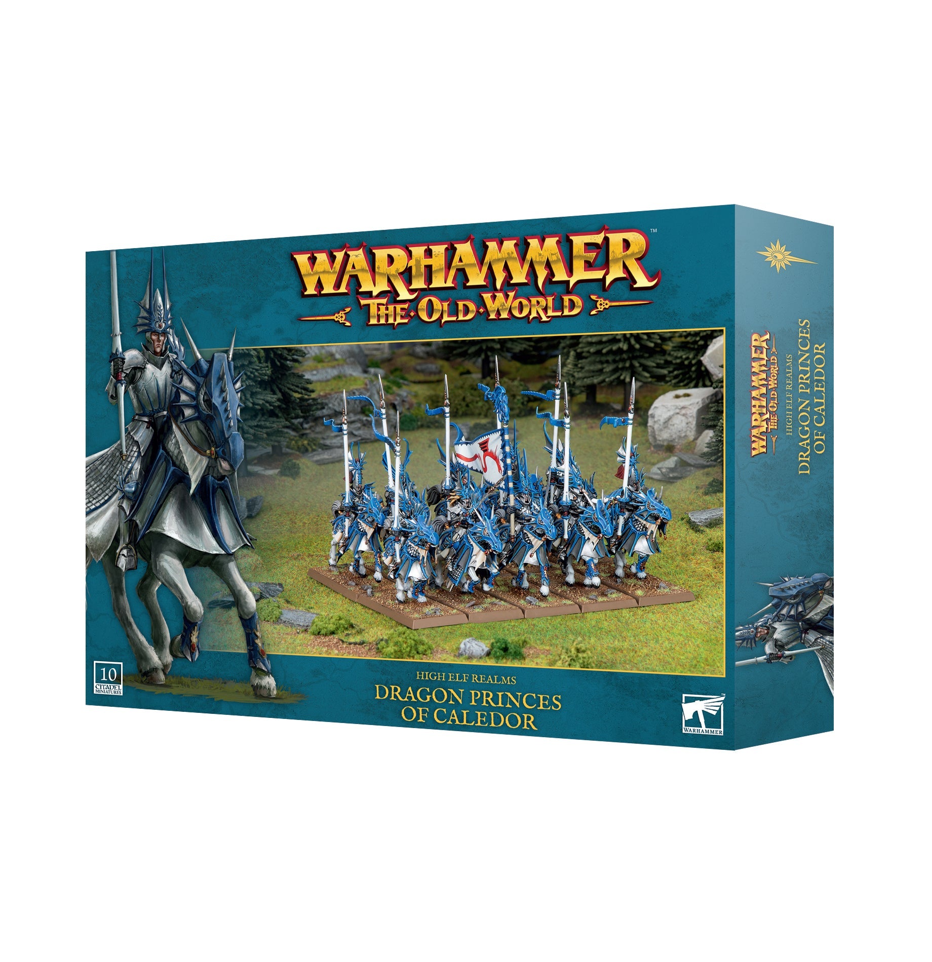 Warhammer The Old World High Elf Realms Dragon Princes of Caledor