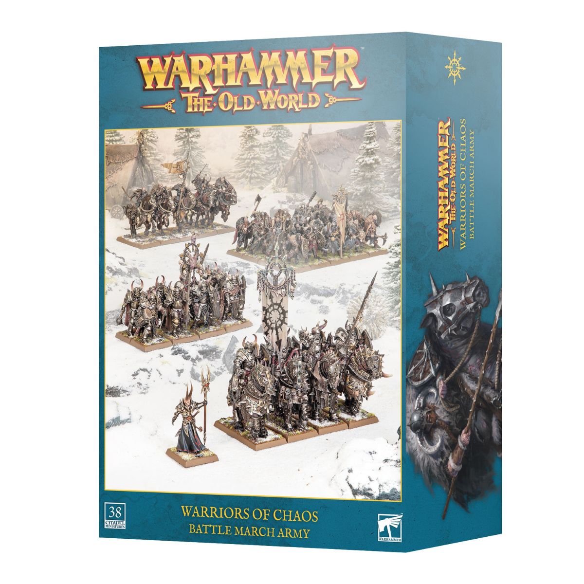 Warhammer The Old World Warriors of Chaos Battle March Army