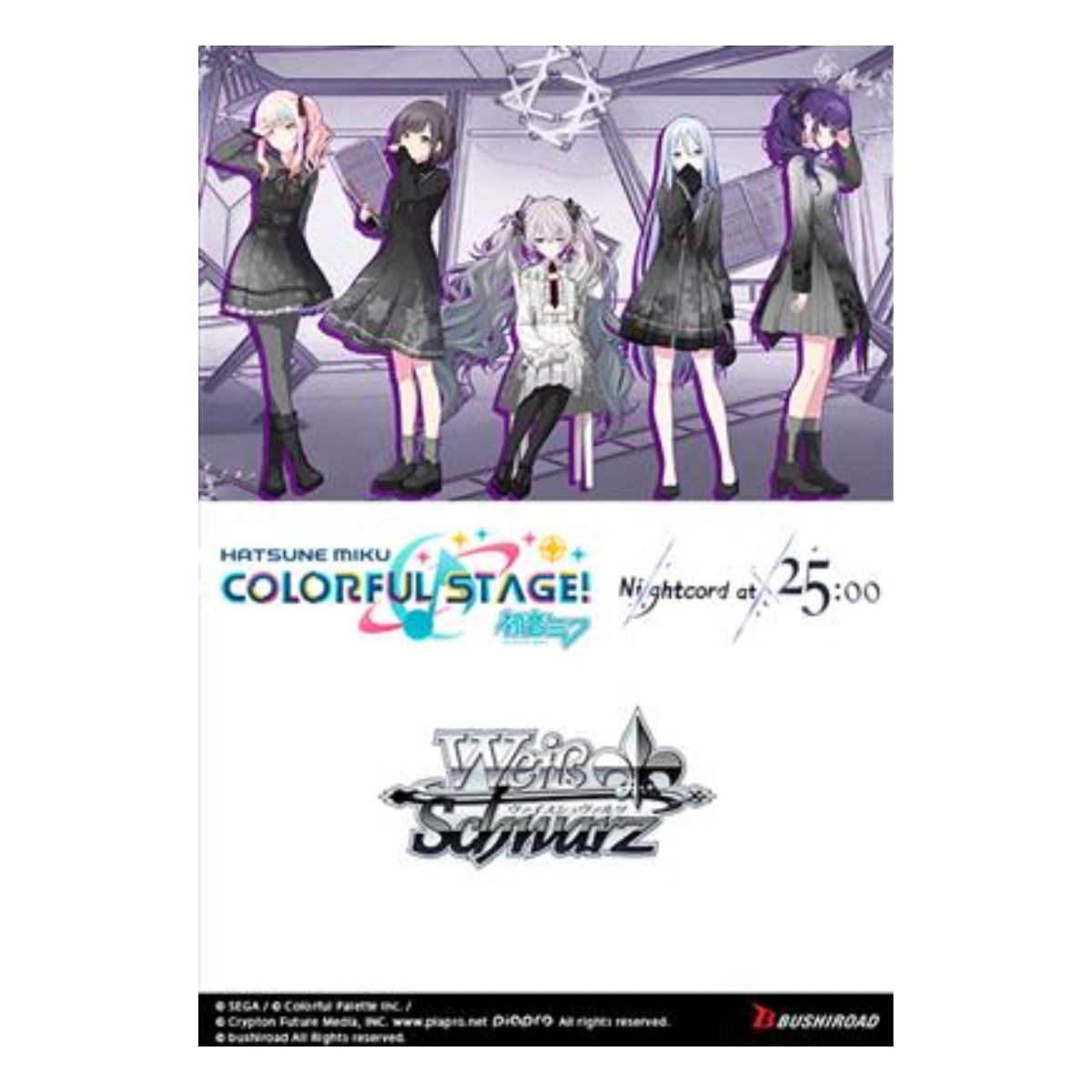 Weiß Schwarz Hatsune Miku Colorful Stage! Nightcord at 25:00 Trial Deck+ Englisch