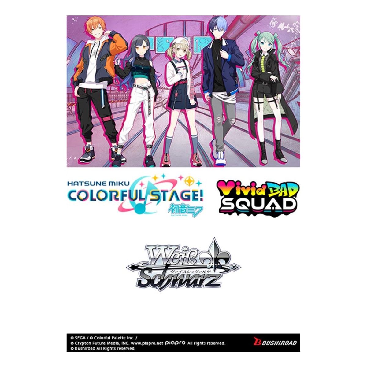 Weiß Schwarz Hatsune Miku Colorful Stage! Vivid Bad Squad Trial Deck+ Englisch