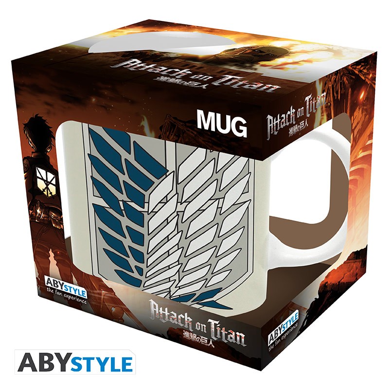 ATTACK ON TITAN - Mug - 320 ml - Badge