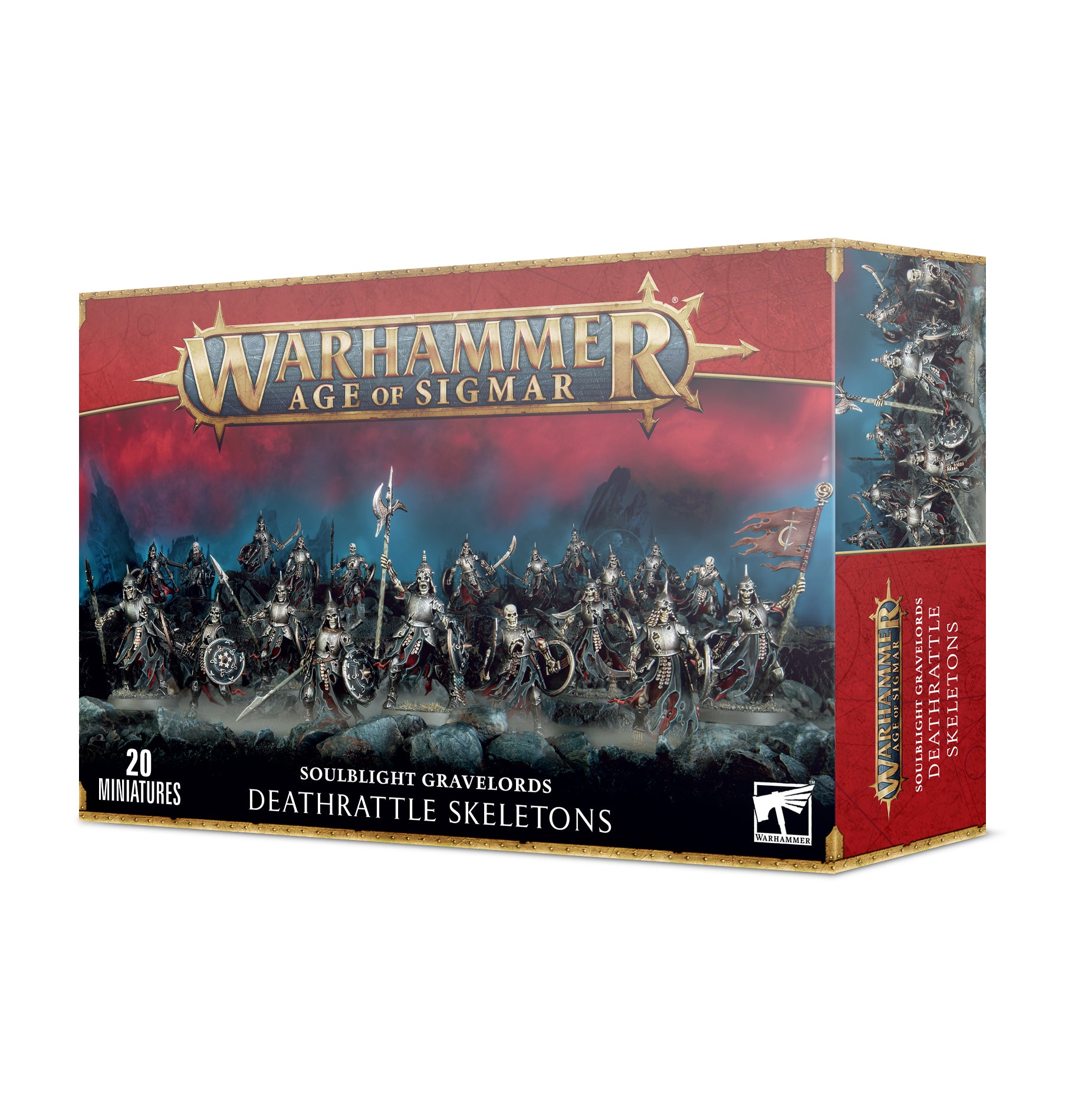 Warhammer Age of Sigmar Soulblight Gravelords Deathrattle Skeletons