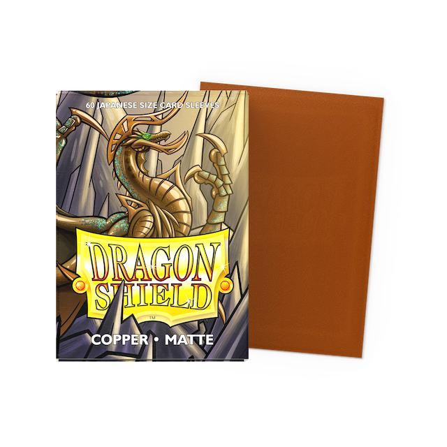 Dragon Shield Small Sleeves - Matte Copper (60 Sleeves)