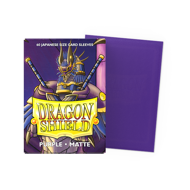 Dragon Shield Small Sleeves - Matte Purple (60 Sleeves)