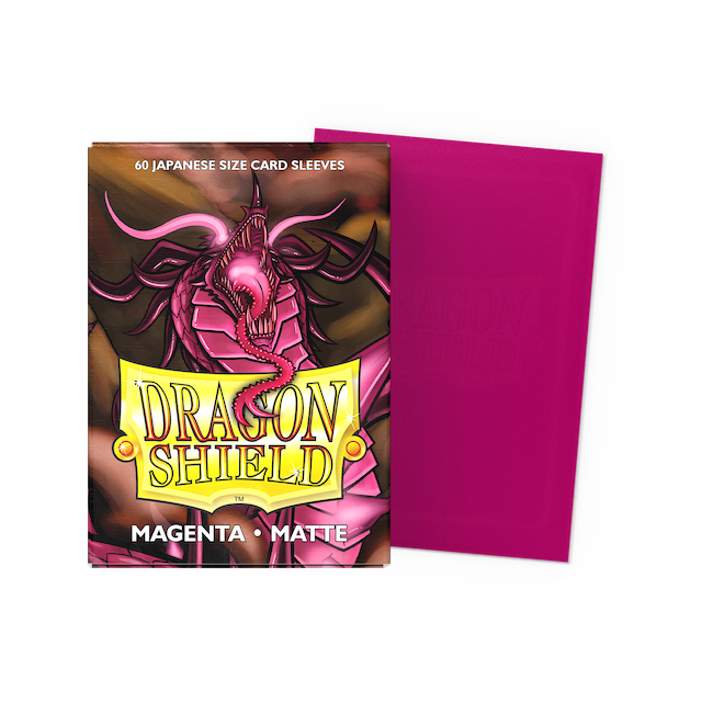 Dragon Shield Small Sleeves - Matte Magenta (60 Sleeves)