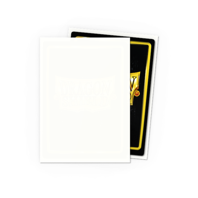 Dragon Shield Standard Size Matte Sleeves - White (100 Sleeves)