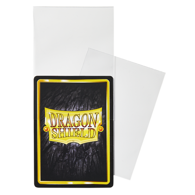 Dragon Shield Standard Perfect Fit Sleeves - Clear/Clear (100 Sleeves)