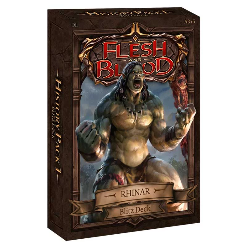 Flesh & Blood TCG - History Pack 1 Blitz Deck - Rhinar DE
