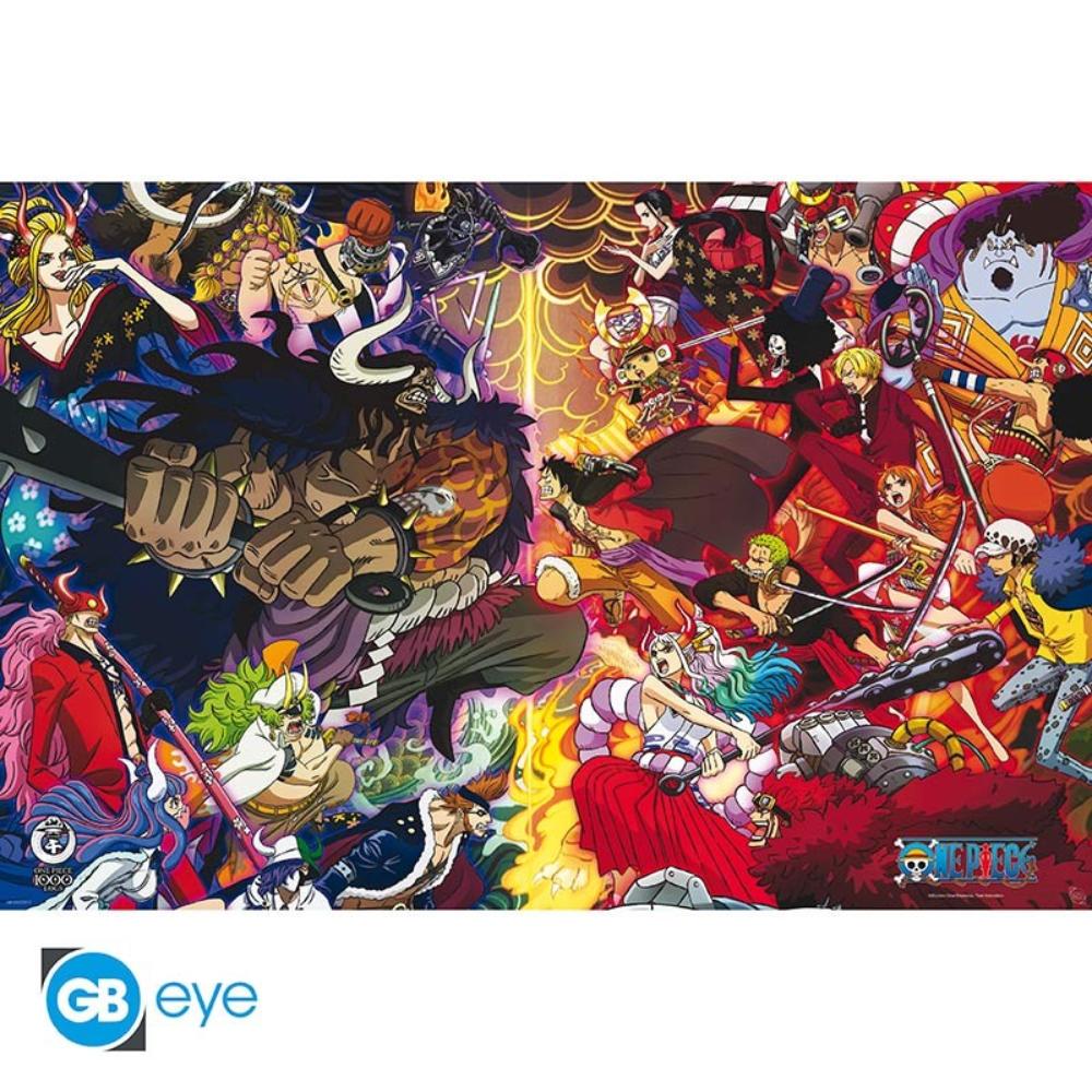One Piece - Poster Maxi 91.5x61 - 1000 logs Final Fight