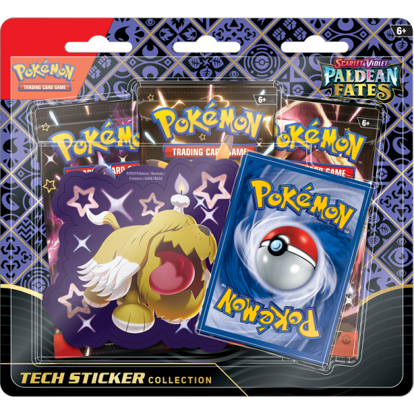 Pokémon Scarlet & Violet Paldean Fates - Tech Sticker Collection Shiny Greavard - EN