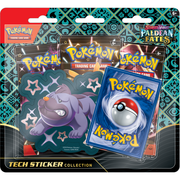 Pokémon Scarlet & Violet Paldean Fates - Tech Sticker Collection Shiny Maschiff - EN