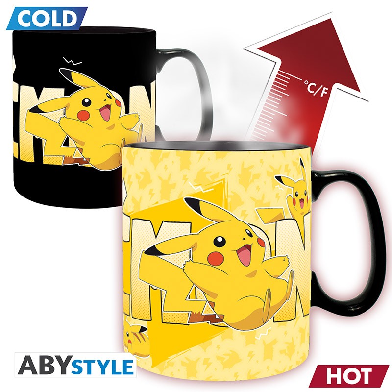 Pokémon Farbwechsel-Tasse Pikachu (460 ml)